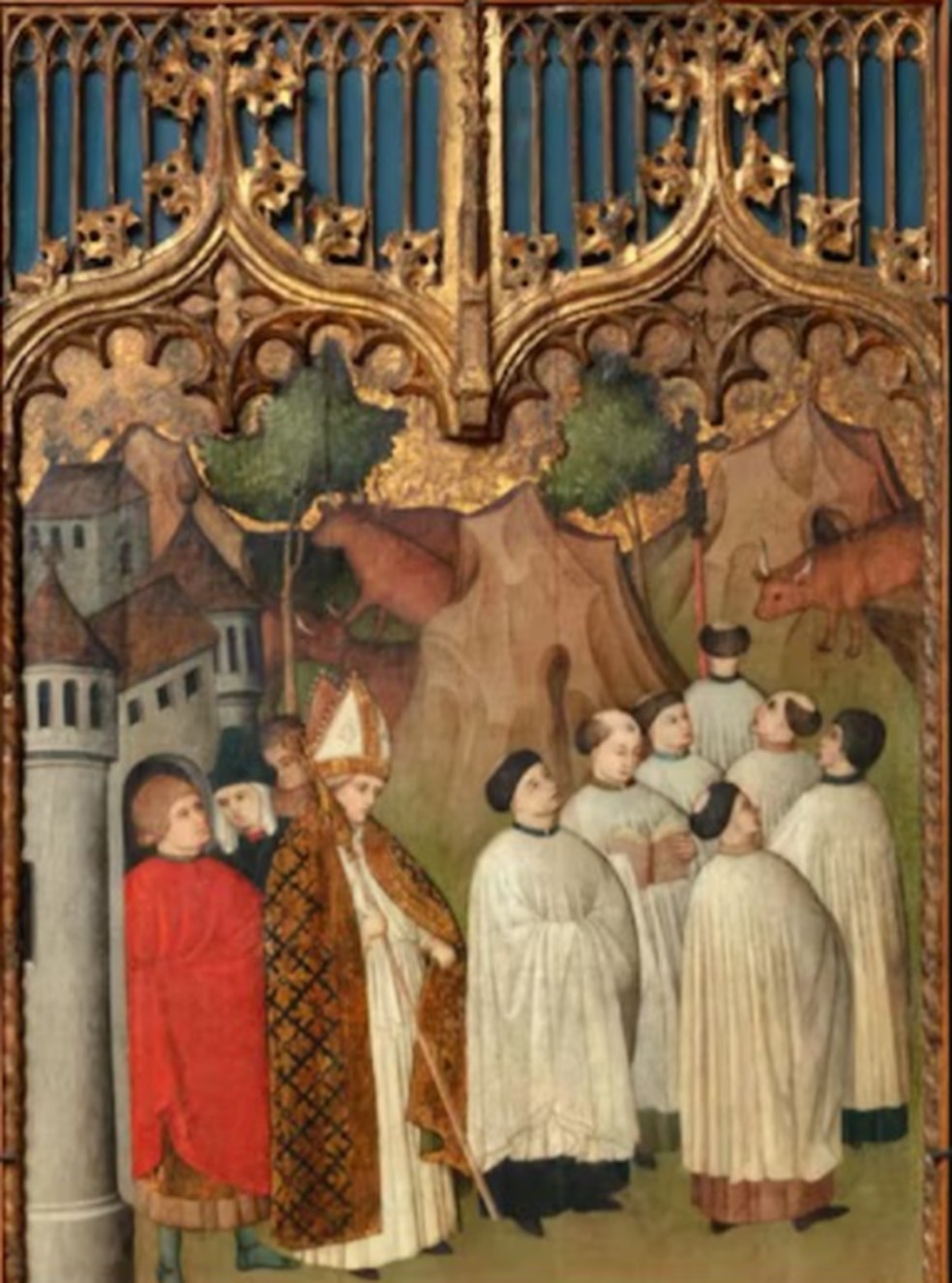 Uma análise completa de “Procissão ao Monte Gargano”, de Nicolas Francés — Foto: Reprodução/Museu de Springfield, em Massachusetts