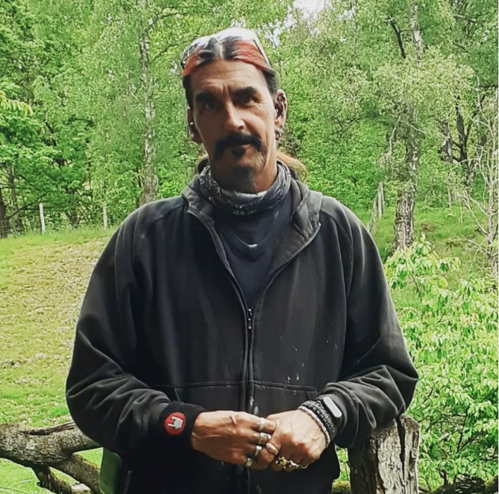 Tribunal reconheceu Roger Tullgren, de 42 anos, como ‘viciado’ em Heavy Metal — Foto: Reprodução Instagram