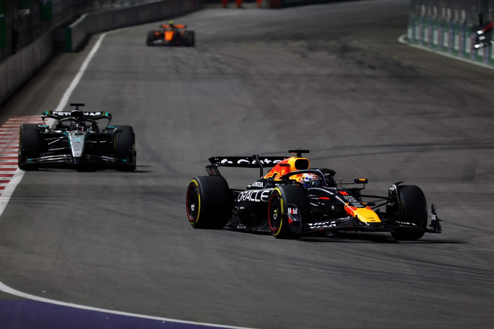 Restam mais duas corridas para o fim da temporada da Fórmula 1 — Foto: Mark Thompson/Getty Images/AFP