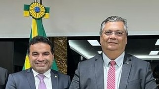 Josimar Maranhãozinho e Flávio Dino — Foto: Reprodução