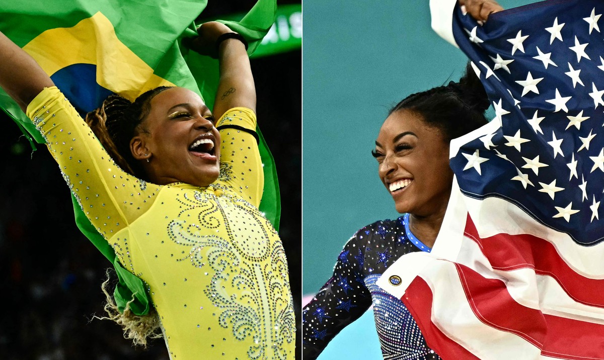 Rebeca Andrade x Simone Biles: acompanhe ao vivo a final do solo da ...