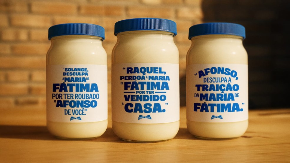 Ação de marketing da Hellmanns associada à novela'Vale Tudo' — Foto: Reprodução
