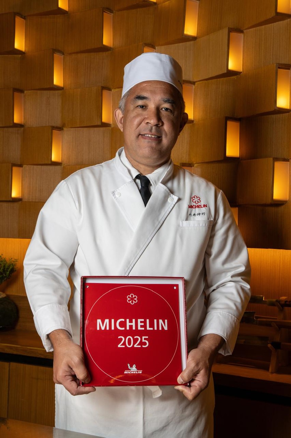O chef André Kawai do estrelado San — Foto: Divulgação