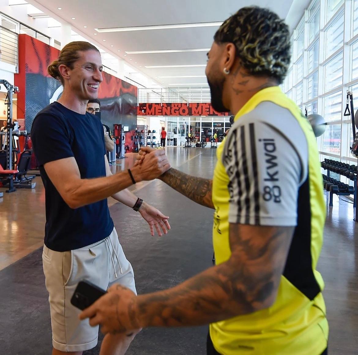 Filipe Luís tem primeiro dia de trabalho como novo técnico do Flamengo