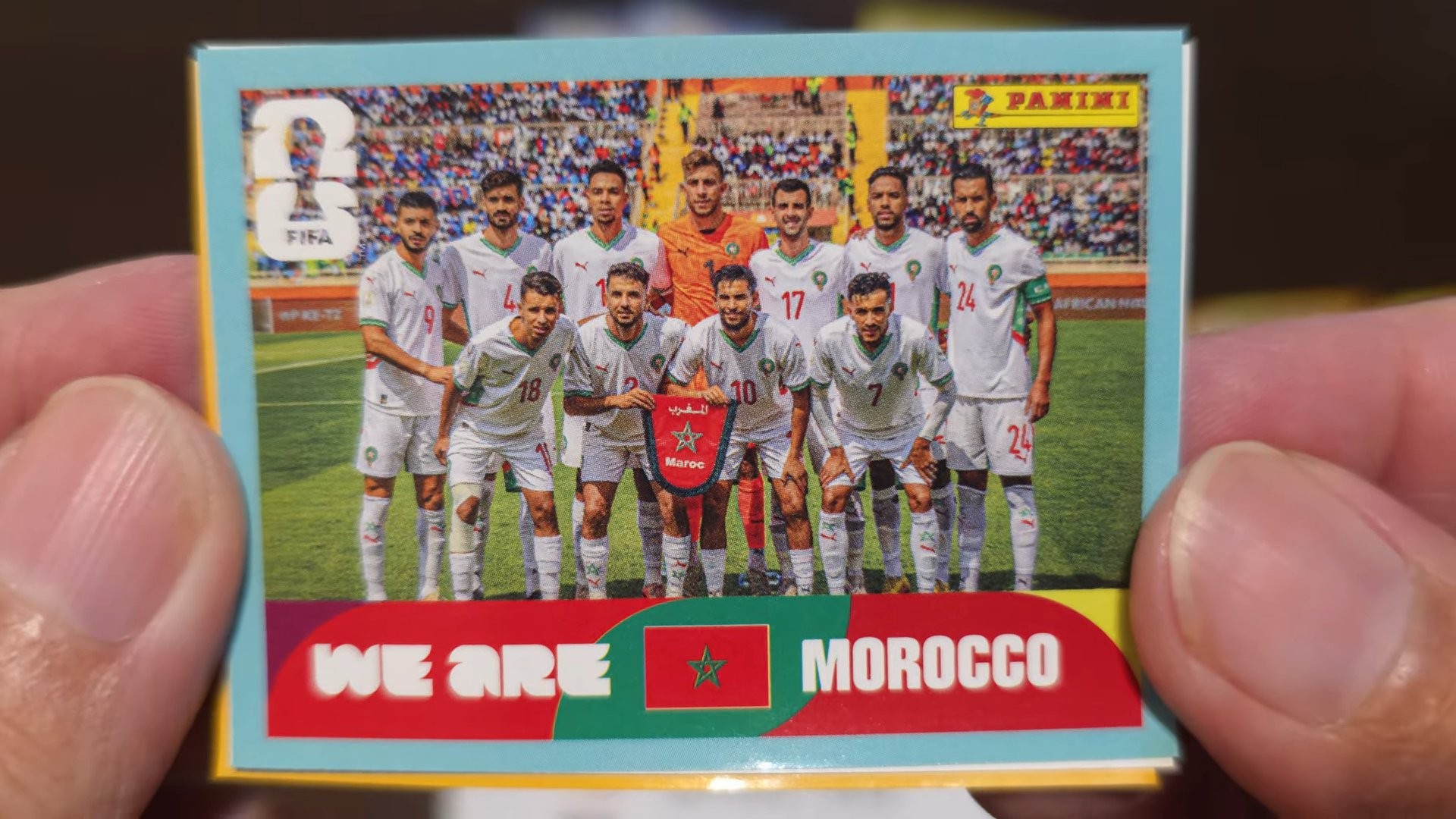 Figurinha da seleção de Marrocos no álbum da Copa só tem um atleta dos 26 convocados; entenda