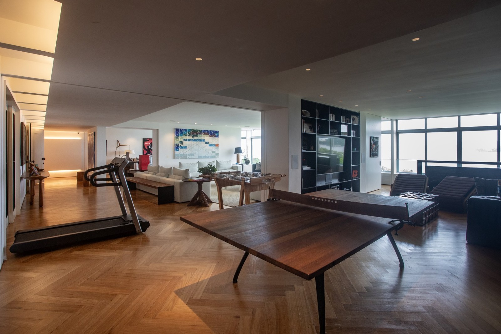 Detail of the apartment of the actress Clarice Alves and her husband, the player Marcelo — Photo: Ana Branco