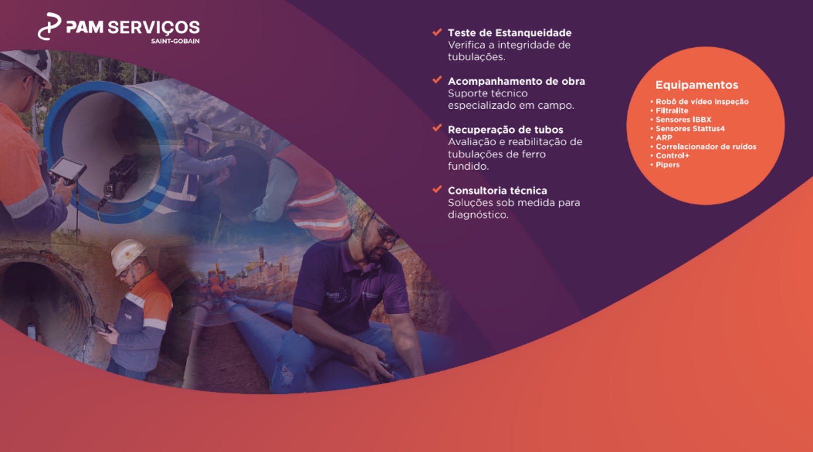 PAM Saint-Gobain apresenta soluções no Water Loss