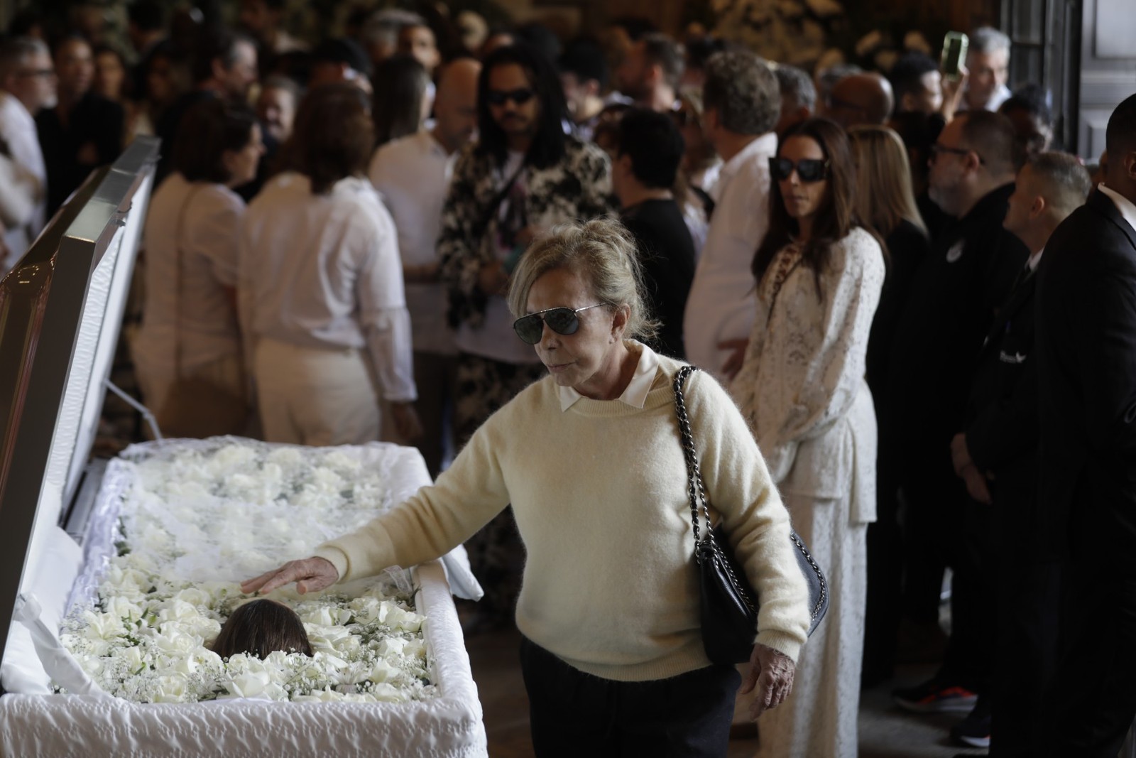 Arlete Salles NoVelório DePreta Gil, No Rio. - Foto: Gabriel de Paiva /agência Globo