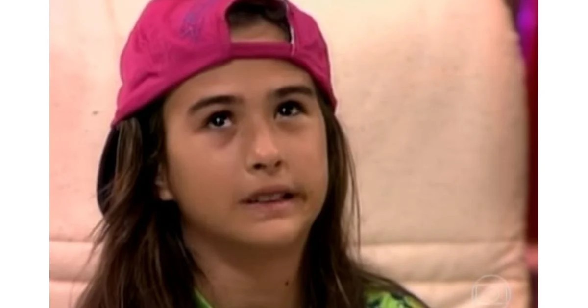 Tatá Werneck foi ao Xuxa Park com 11 anos — Foto: Reprodução: TV Globo