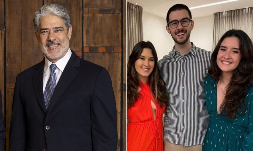 Vida fora do Brasil: saiba quem são os filhos de William Bonner que ...