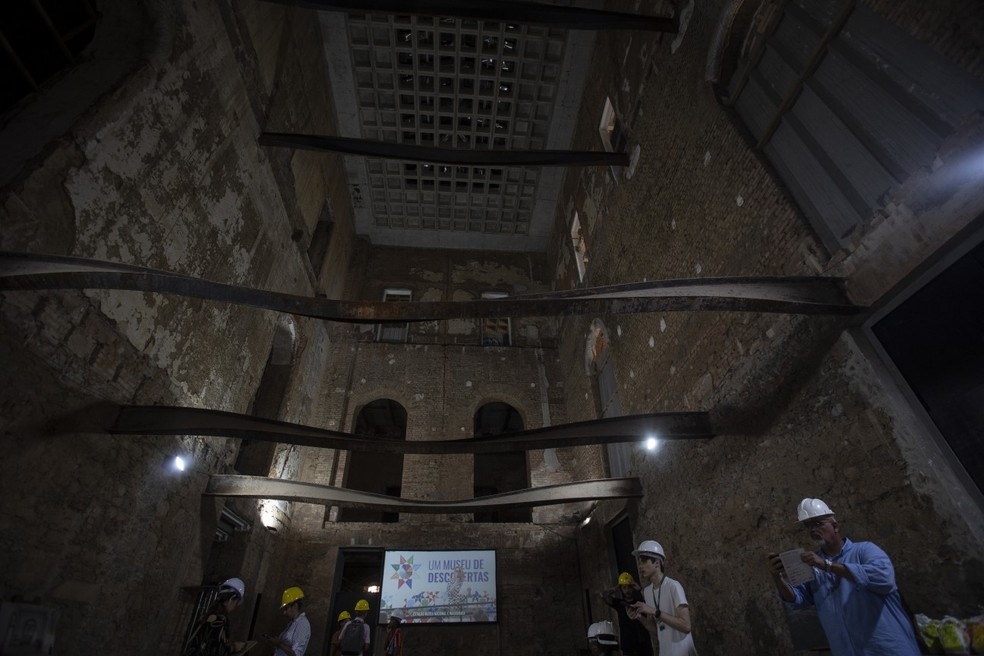 BNDES anuncia novo aporte de recursos para a reconstrução do Museu Nacional/UFRJ. — Foto: Alexandre Cassiano
