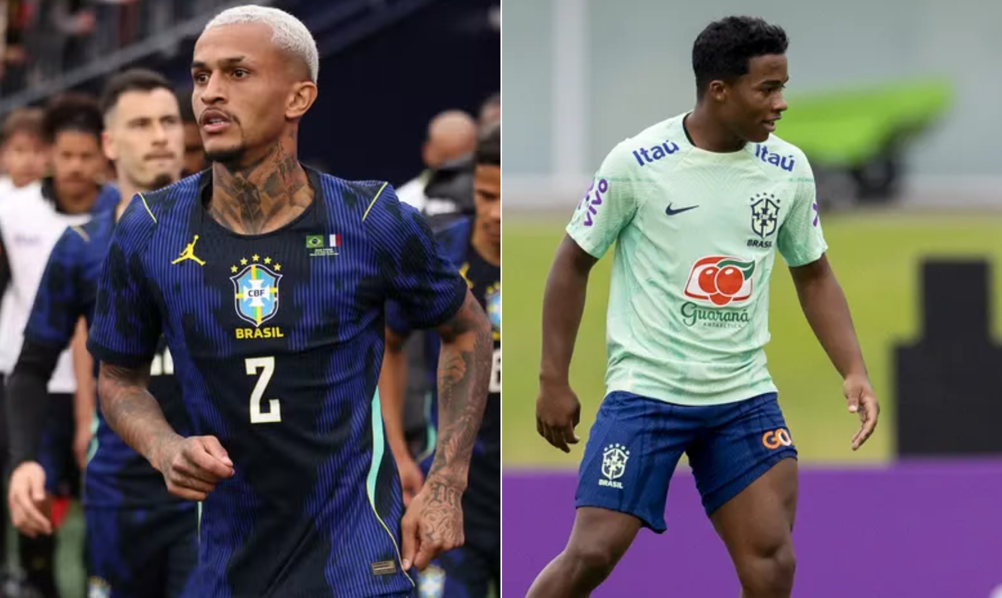 Rumo à Roma? Wesley chama Endrick para ser seu companheiro de equipe, diz jornal italiano