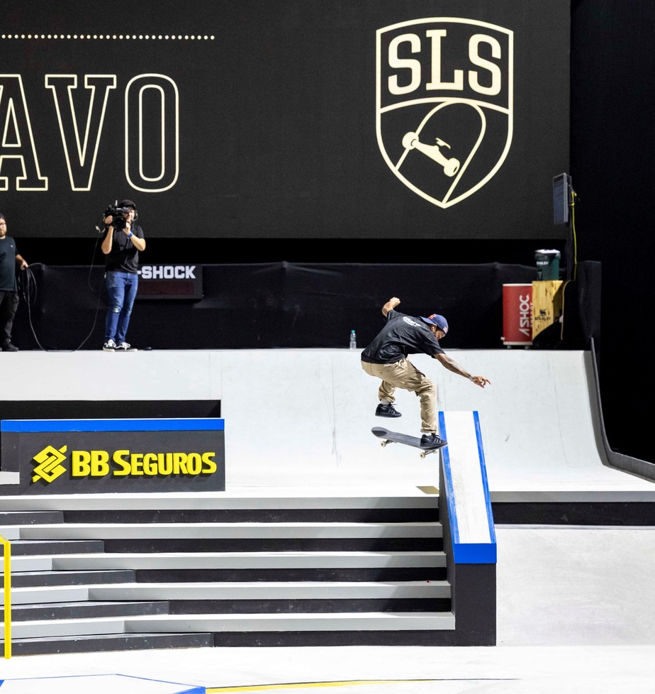 Brasiliense Felipe Gustavo compete na estreia do skate em Jogos