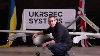 Alemanha, Dinamarca e agora o Reino Unido foram escolhidos nos últimos meses por fabricantes ucranianos de drones para abrir instalações fora do país — Foto: Chris Radburn/AFP