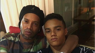 João e Ronaldinho juntos — Foto: Reprodução/Instagram