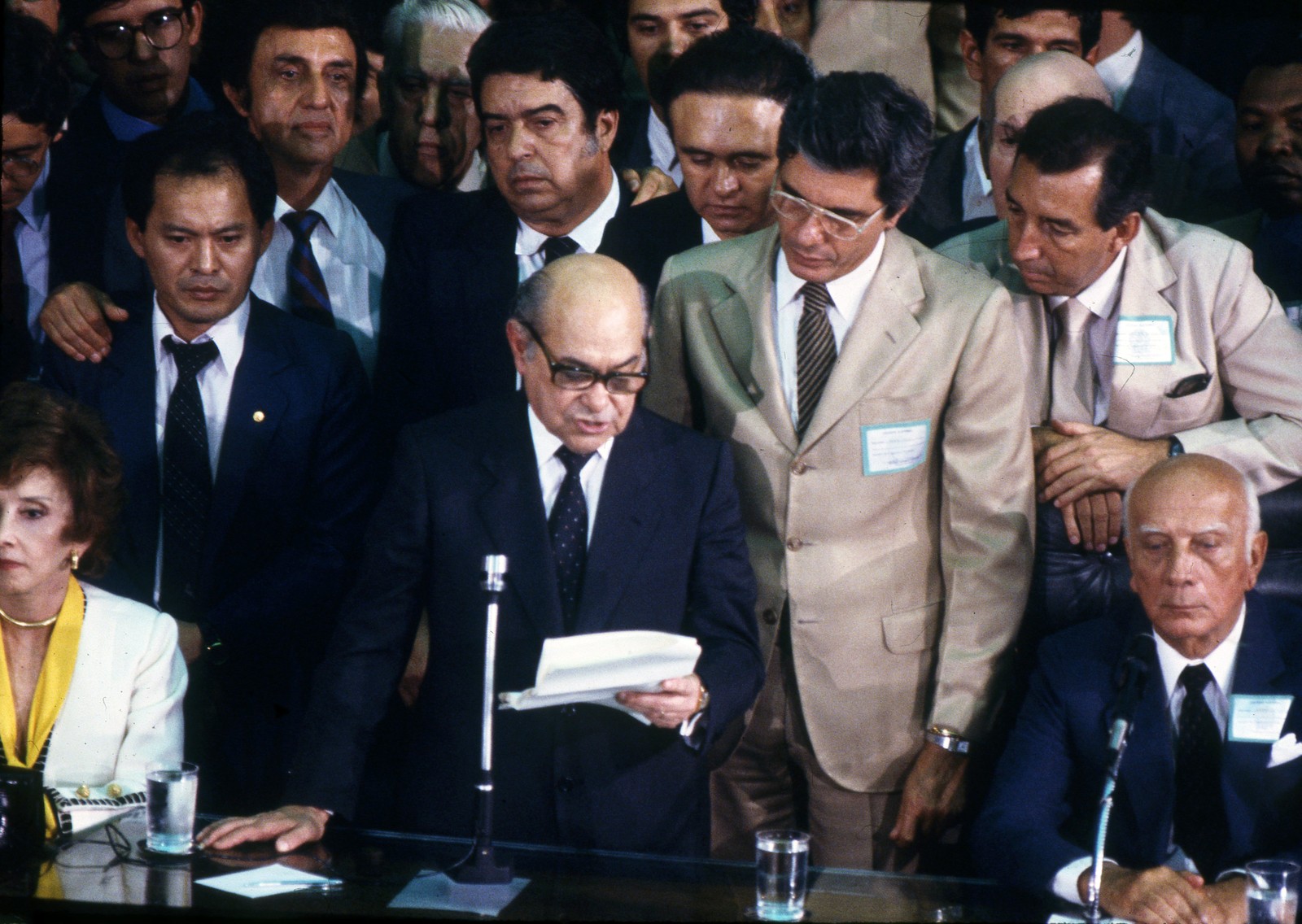 Tancredo Neves eleito presidente em 1985 — Foto: Sebastião Marinho