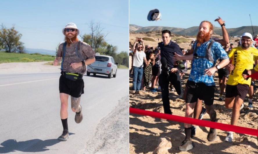 Maratonista britânico se torna primeira pessoa a correr toda a extensão ...