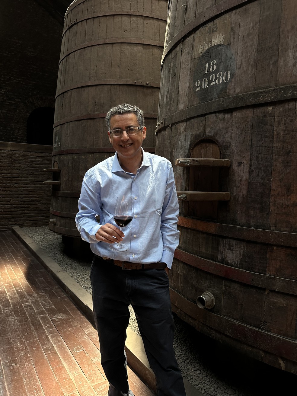 O enólogo Ivan Martinovic, da Santa Carolina — Foto: Divulgação