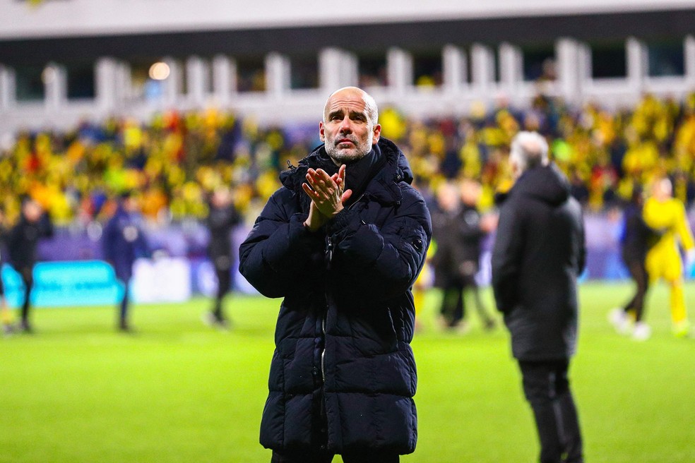 Guardiola está sem clube após deixar o Manchester City — Foto: Mats Torbergsen/AFP