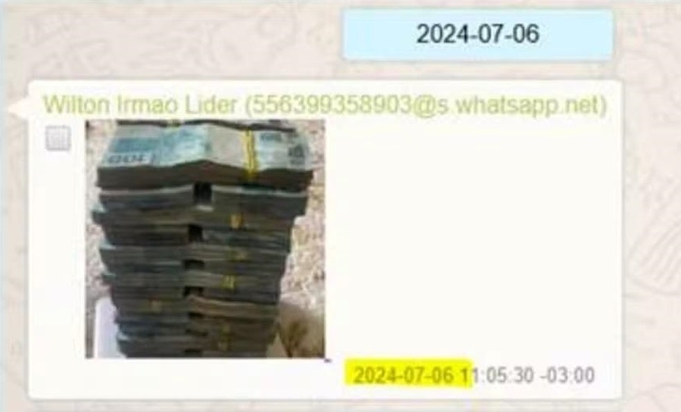 Troca de mensagens pelo WhatsApp — Foto: Reprodução