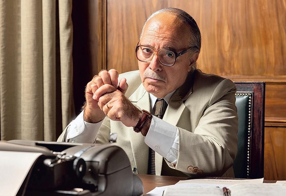 Tony Ramos dá vida a Roberto Marinho em série sobre o centenário do GLOBO — Foto: Divulgação