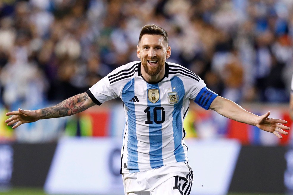 Lionel Messi fará sua última Copa do Mundo em 2022 — Foto: ANDRES KUDACKI/AFP
