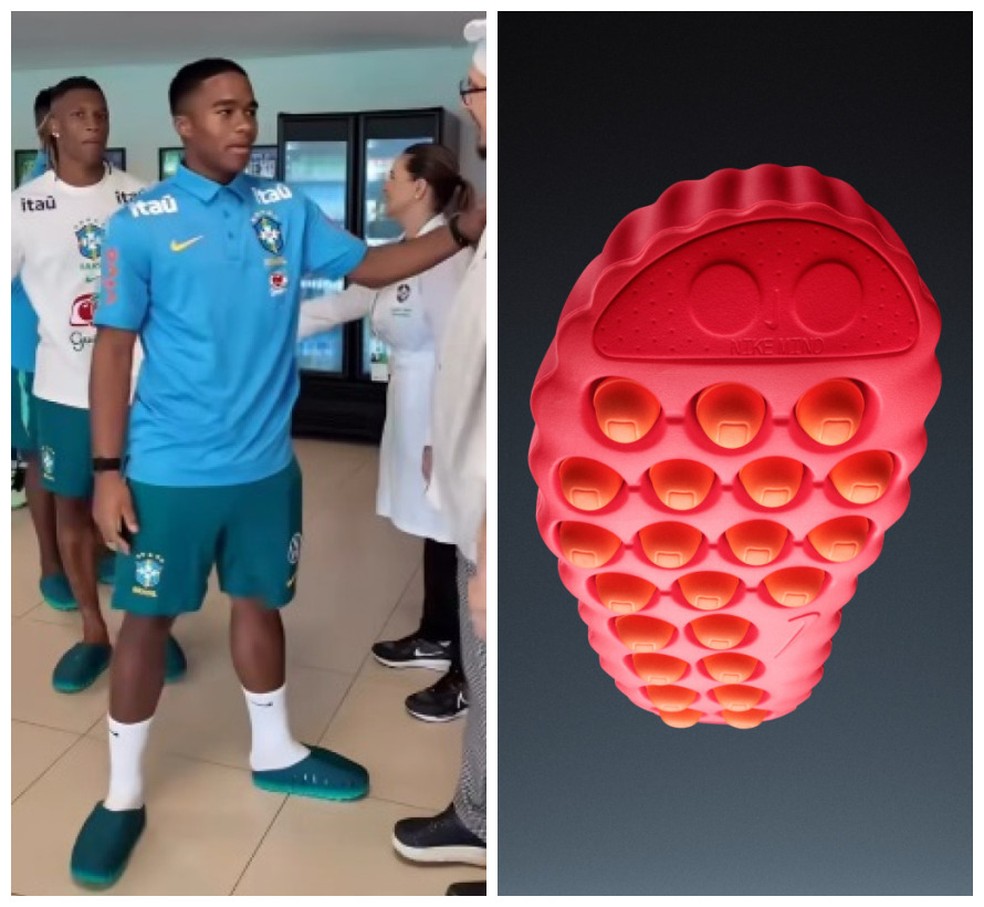 Calçado com tecnologia para manter jogadores concentrados — Foto: Divulgação