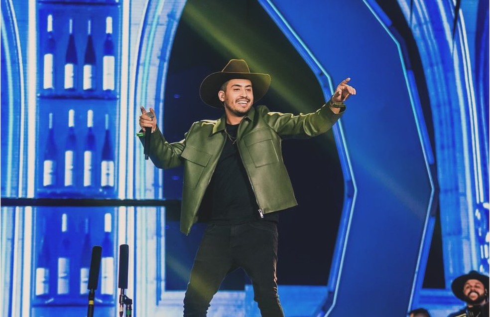 Matheus Vargas, filho de Leonardo, também é cantor e já namorou a ex-BBB Hariany Almeida — Foto: Reprodução / Instagram