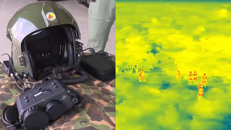 Tecnologia de visão térmica ajudou a encontrar mulher empurrada de penhasco pelo ex