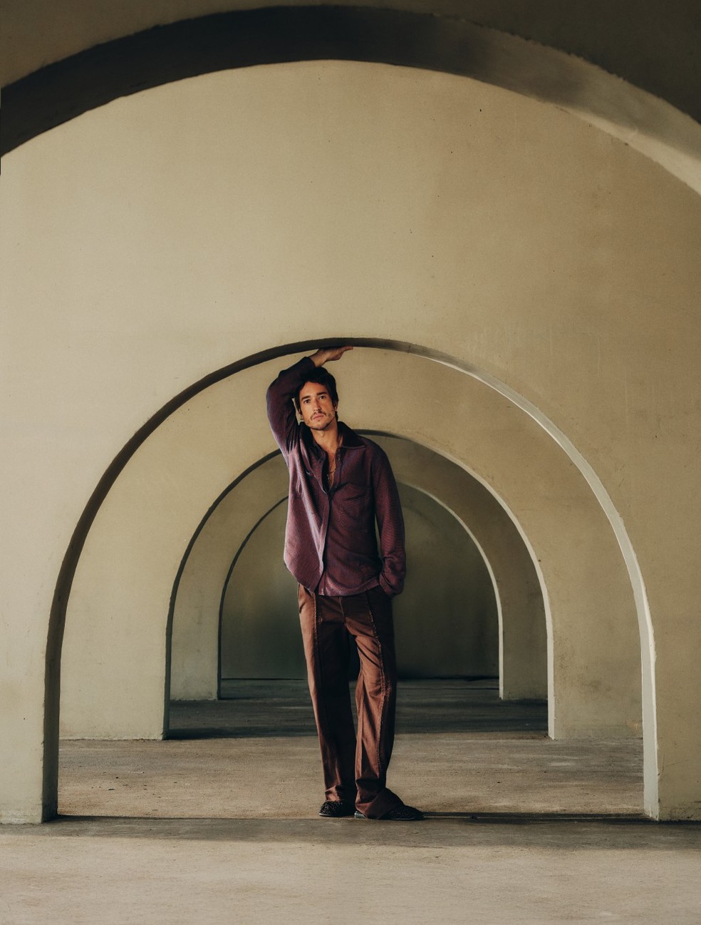 Airon Martin, protagonista da Rio Fashion Week — Foto: Bruna Sussekind