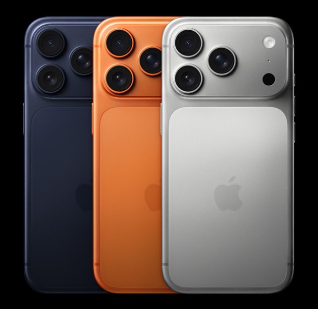 Novo iPhone 17 Pro será vendido em três cores — Foto: Reprodução/Apple