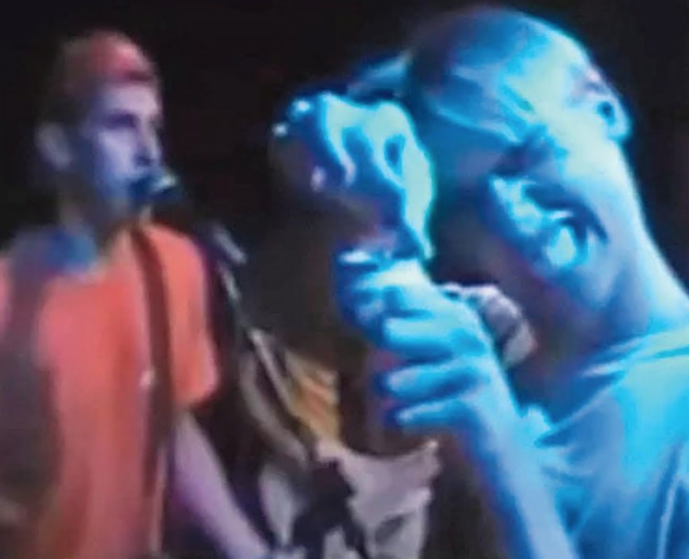 Eduardo chegou a aparecer em um clipe da banda Forfun — Foto: Fotos de Reprodução