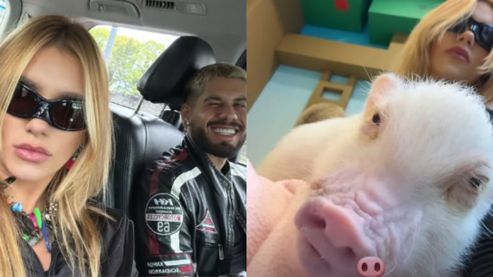 Virginia Fonseca e Zé Felipe são atendidos por garçons robôs no Japão e ...
