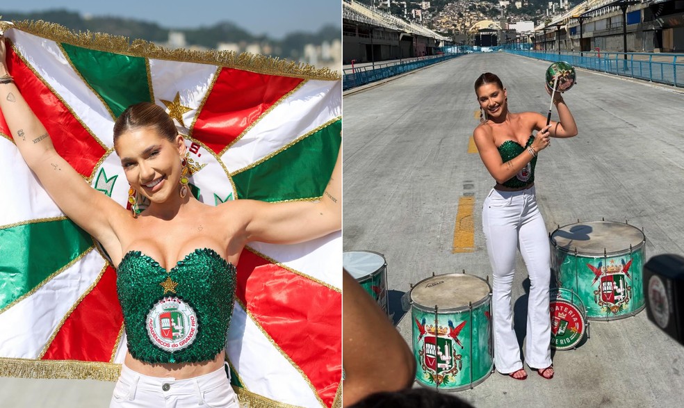 Virginia Fonseca foi escolhida rainha de bateria da Grande Rio — Foto: Reprodução/Instagram