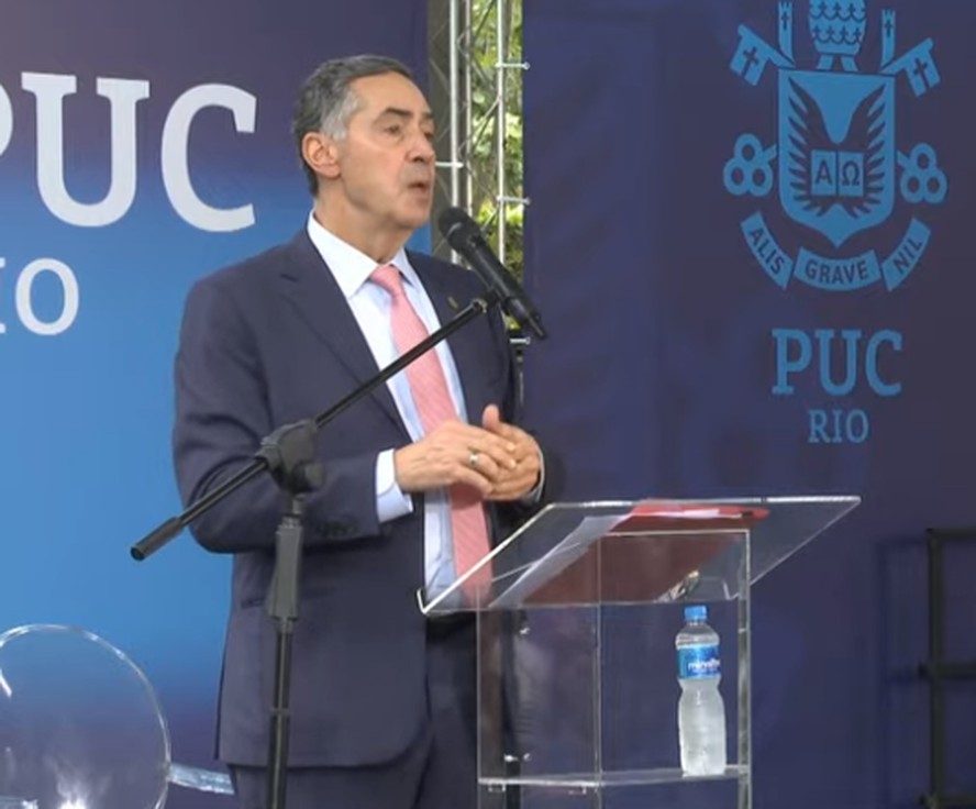 O presidente do STF, o ministro Luís Roberto Barroso