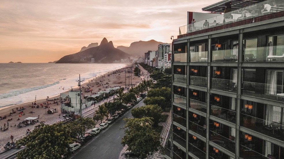 Hotel Fasano. Ceia no restaurante e festa no rooftop com vista para Ipanema e Copacabana — Foto: Divulgação/Bruno Fioravanti