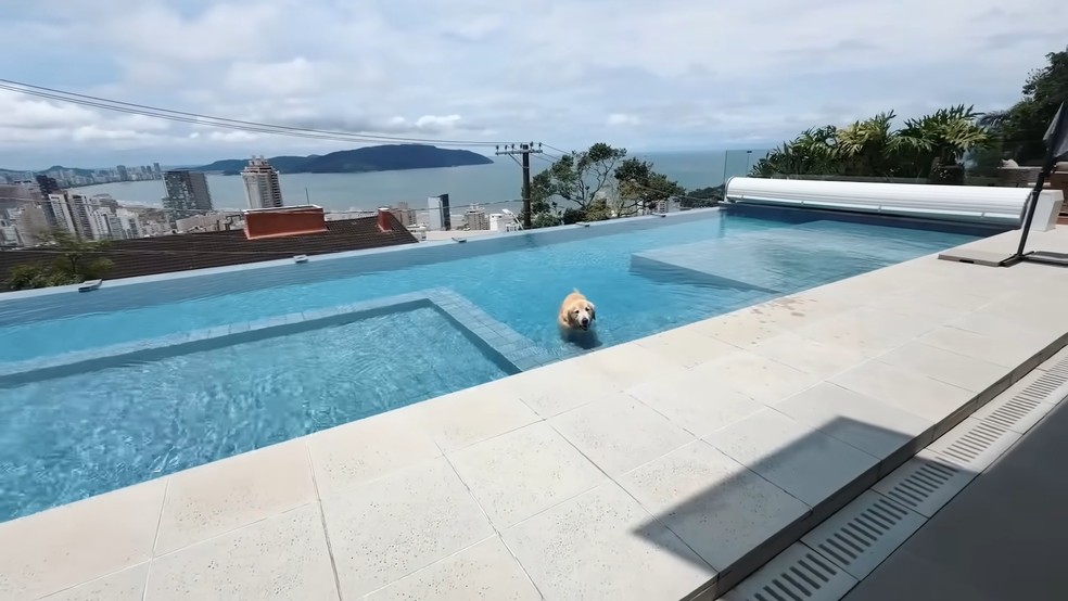 Mansão onde moram Neymar e Bruna Biancardi, em Santos (SP) — Foto: Reprodução/Instagram