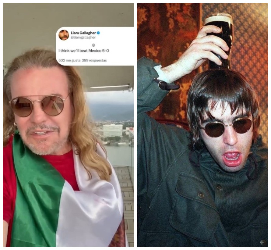 Fher Olvera rebate Liam Gallagher após previsão polêmica sobre o jogo México x Inglaterra