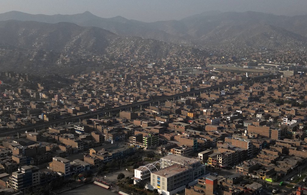 A cidade de Lima, no Peru — Foto: Raul ARBOLEDA / AFP