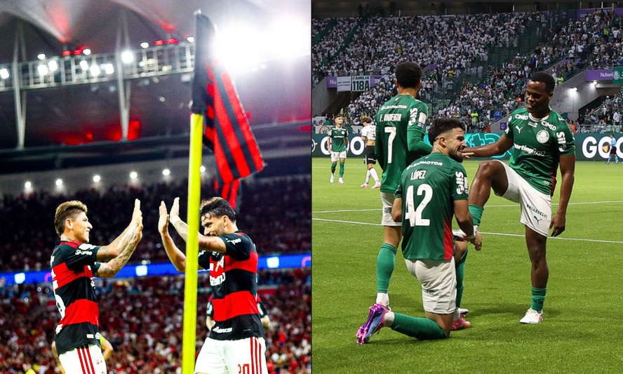 Flamengo e Palmeiras disputam t�tulo brasileiro