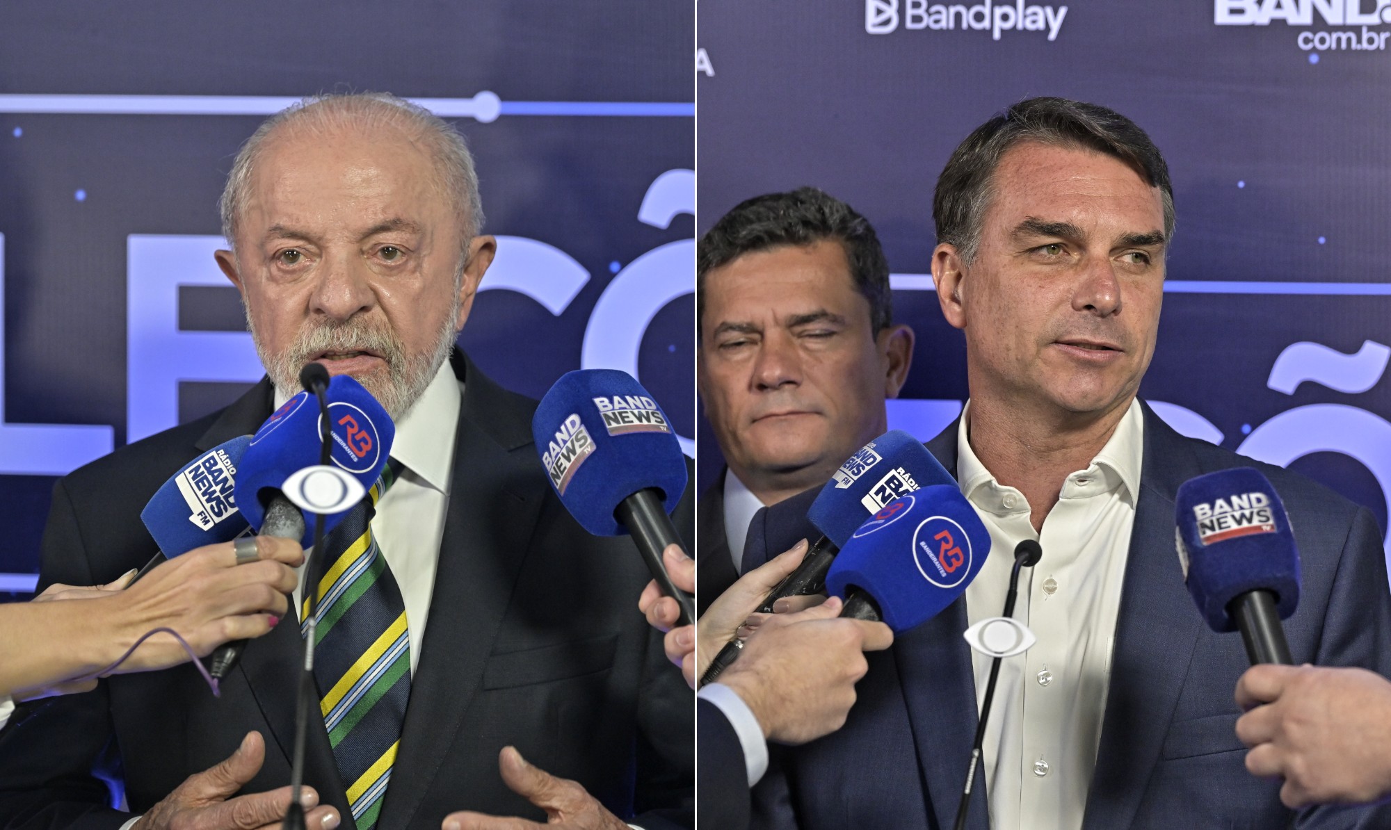 A uma semana do segundo turno, Lula e Flávio Bolsonaro fazem primeiro debate desde o início da campanha