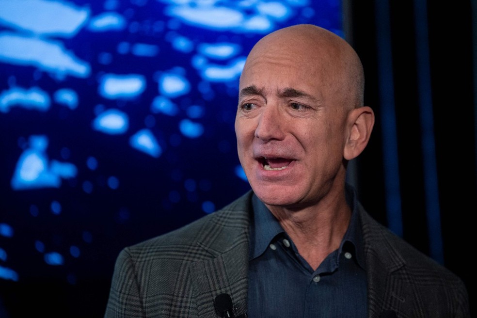 Jeff Bezos, Dono da Amazon, Contou com apoio decisivoda Mãe Aolongo de sua vida-foto: Eric Baradat / AFP / 19-09-09-2019
