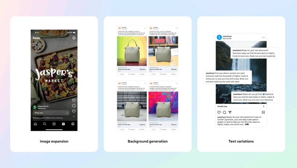 Instagram e Facebook liberam IA generativa para anunciantes