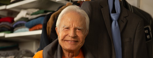 Entrevista com Cid Moreira na sua residência em Itaipava — Foto: Roberto Moreyra / Agência O Globo