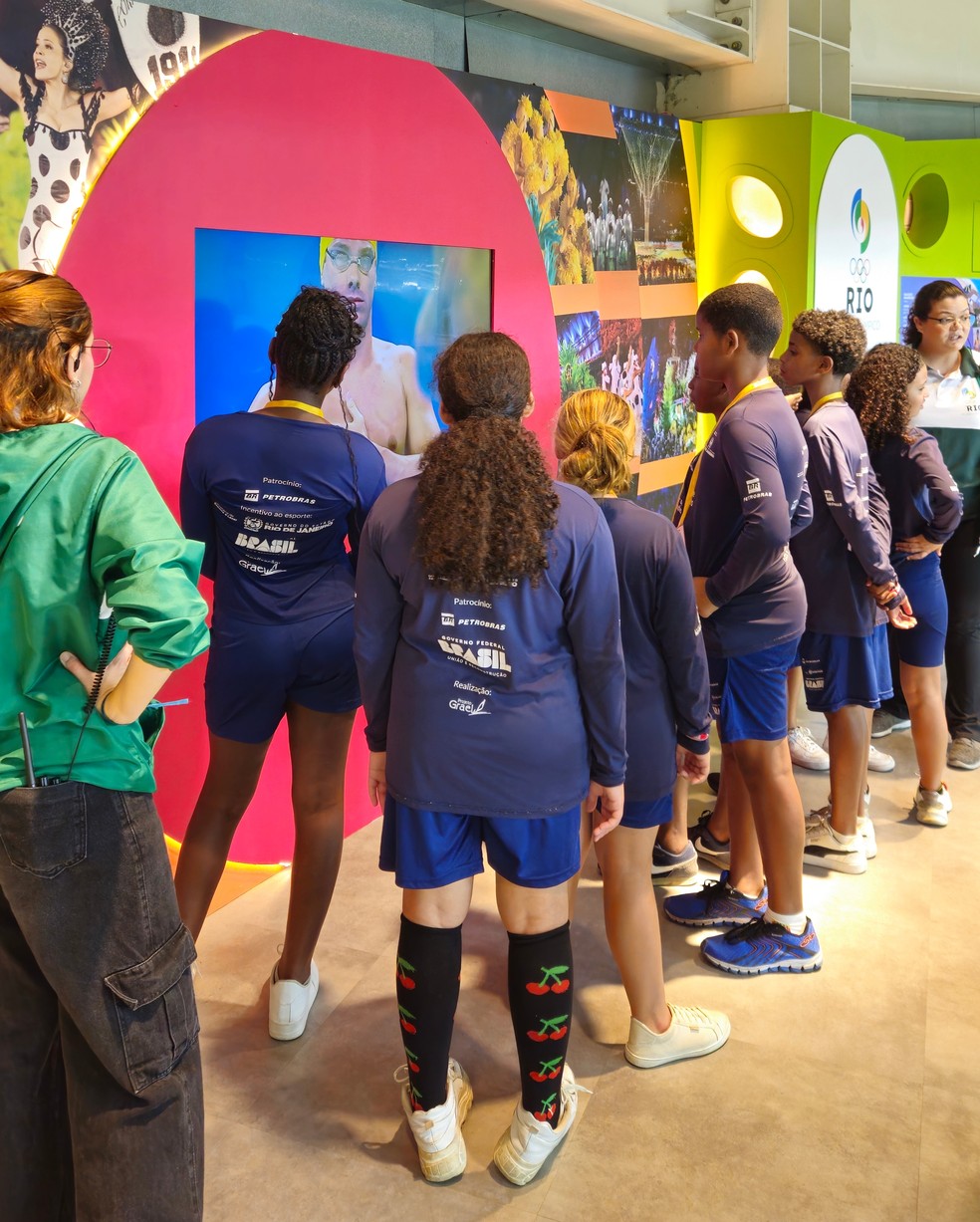 O Rio Museu Olímpico recebe alunos desde a sua inauguração, neste ano — Foto: Divulgação