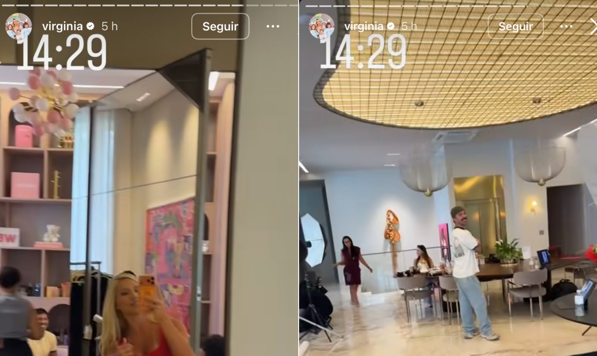 Sem descanso! Virginia mostra rotina de trabalho em pleno domingo - Foto