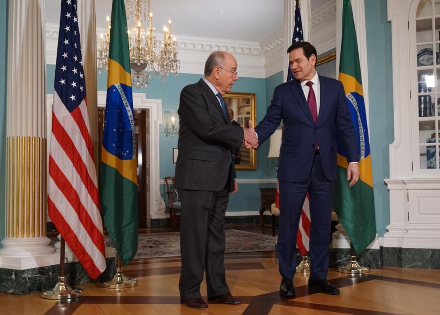Vieira se reúne com Rubio e diz que EUA devem responder proposta do Brasil sobre tarifaço até semana que vem