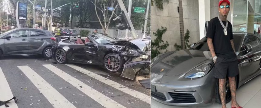 Porsches exibidos por Gato Preto receberam 24 multas em menos de dois meses e não estão no nome do influenciador