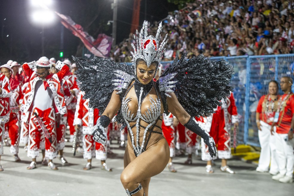 Viviane Araújo is an attraction in the Salgueiro parade on Sunday – Photo: Domingos Peixoto 03/03/2025