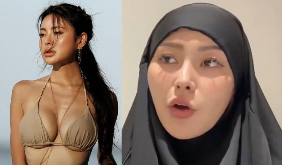 Kae Asakura chocou o público com conversão ao islamismo — Foto: Reprodução Instagram